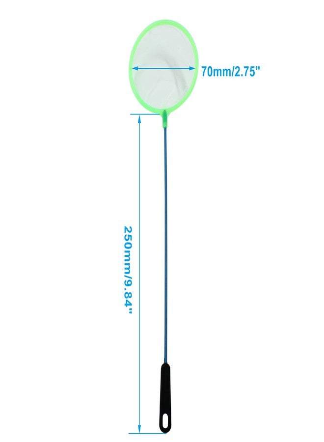 Verkelly Mini Brine Shrimp Net, Mini Aquarium Fish Net, Special Fine Artemia Sieve for Brine Shrimp Hatchery(2 Blue+2 Green) - Image 2